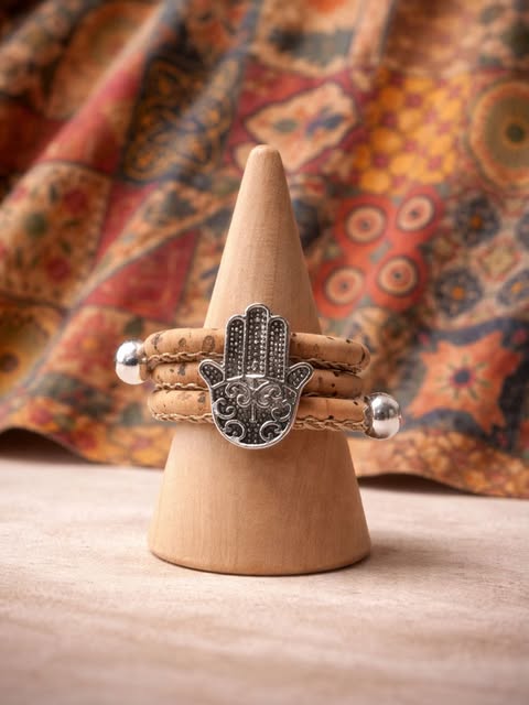 Hamsa Motif Cord Accessory