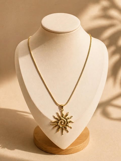 BOHO Sun Pendant Necklace